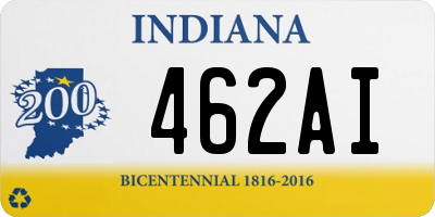 IN license plate 462AI