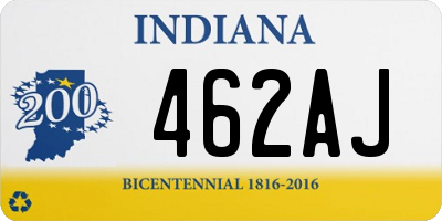 IN license plate 462AJ