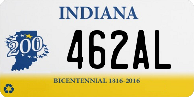 IN license plate 462AL