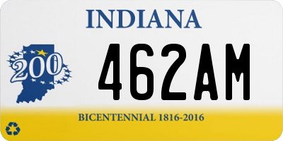 IN license plate 462AM