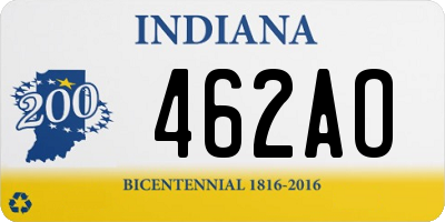 IN license plate 462AO