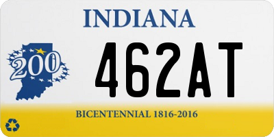 IN license plate 462AT