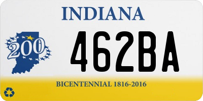 IN license plate 462BA