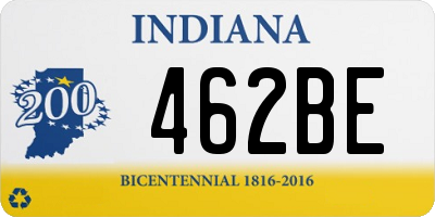 IN license plate 462BE