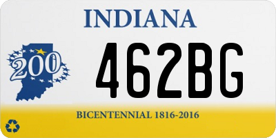 IN license plate 462BG