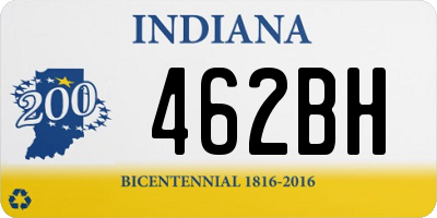 IN license plate 462BH