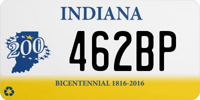 IN license plate 462BP