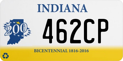 IN license plate 462CP