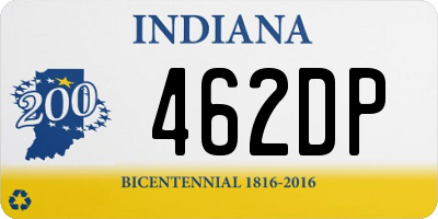 IN license plate 462DP