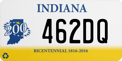IN license plate 462DQ