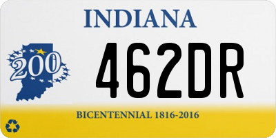 IN license plate 462DR