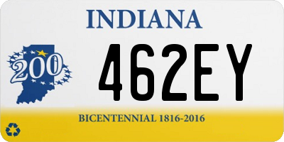 IN license plate 462EY