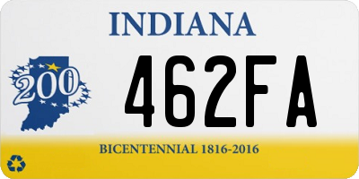 IN license plate 462FA