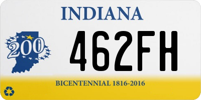 IN license plate 462FH