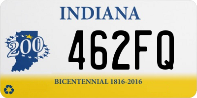 IN license plate 462FQ