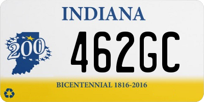 IN license plate 462GC