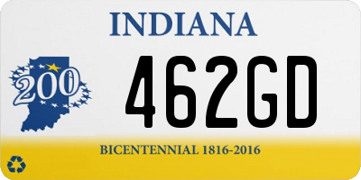 IN license plate 462GD