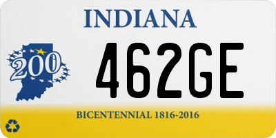 IN license plate 462GE