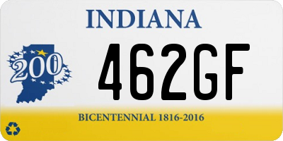 IN license plate 462GF