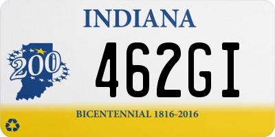 IN license plate 462GI