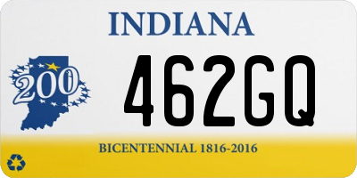 IN license plate 462GQ