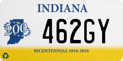 IN license plate 462GY