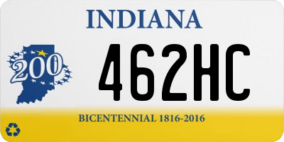 IN license plate 462HC