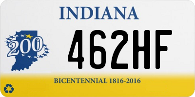 IN license plate 462HF