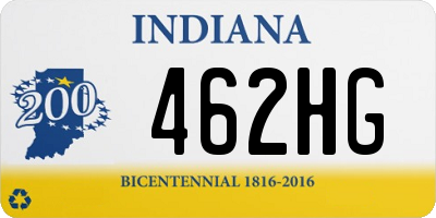 IN license plate 462HG