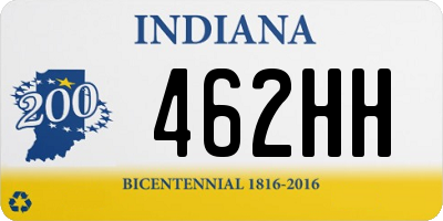 IN license plate 462HH