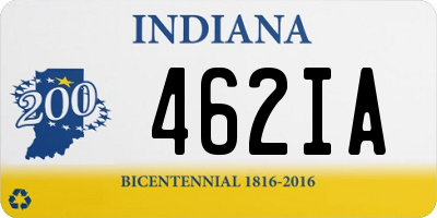 IN license plate 462IA