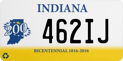 IN license plate 462IJ