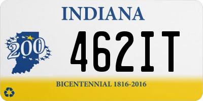 IN license plate 462IT