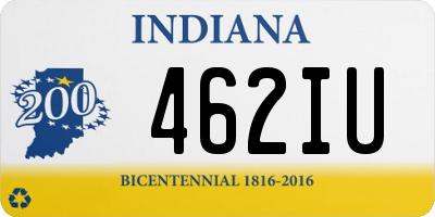 IN license plate 462IU