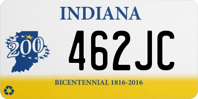 IN license plate 462JC