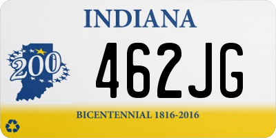 IN license plate 462JG