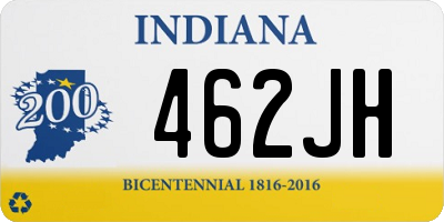 IN license plate 462JH