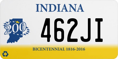 IN license plate 462JI