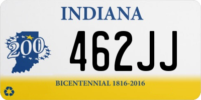 IN license plate 462JJ