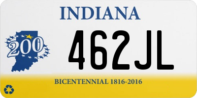 IN license plate 462JL