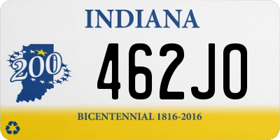 IN license plate 462JO