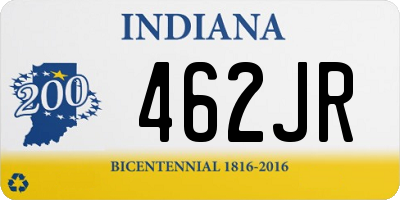 IN license plate 462JR