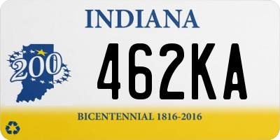 IN license plate 462KA