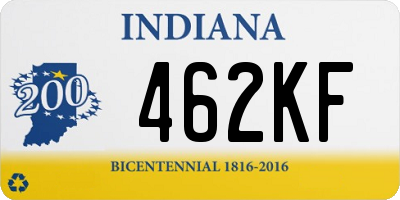 IN license plate 462KF