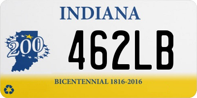 IN license plate 462LB