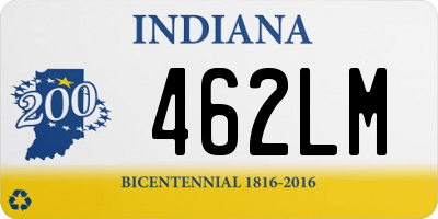 IN license plate 462LM