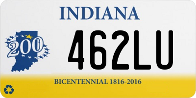 IN license plate 462LU