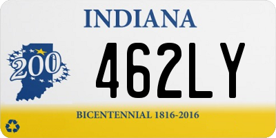 IN license plate 462LY