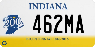 IN license plate 462MA