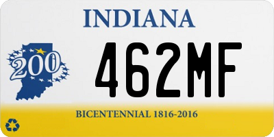 IN license plate 462MF